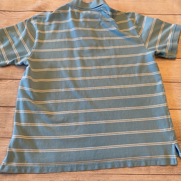 Izod Blue Stripes Shirt - Picture 2 of 8